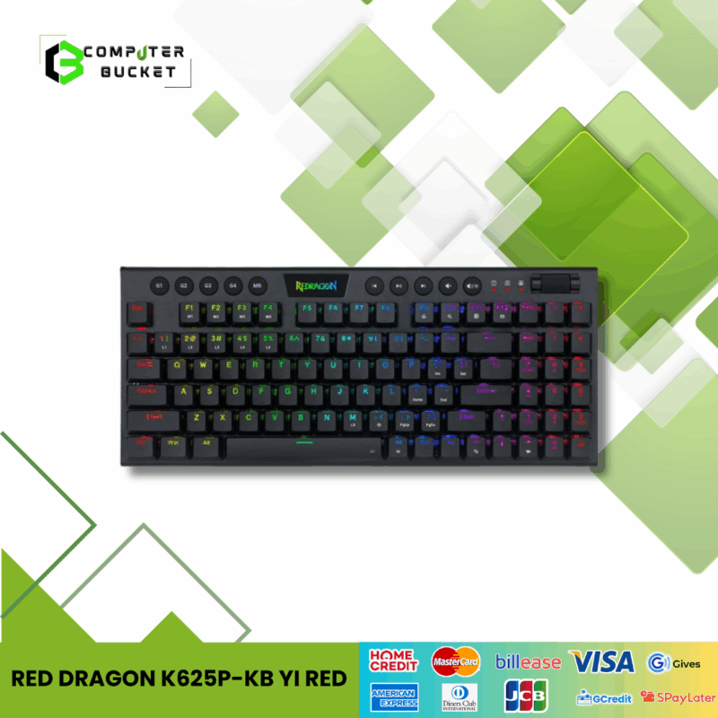 RED DRAGON K625P-KB YI RED MECHANICAL KEYBOARD