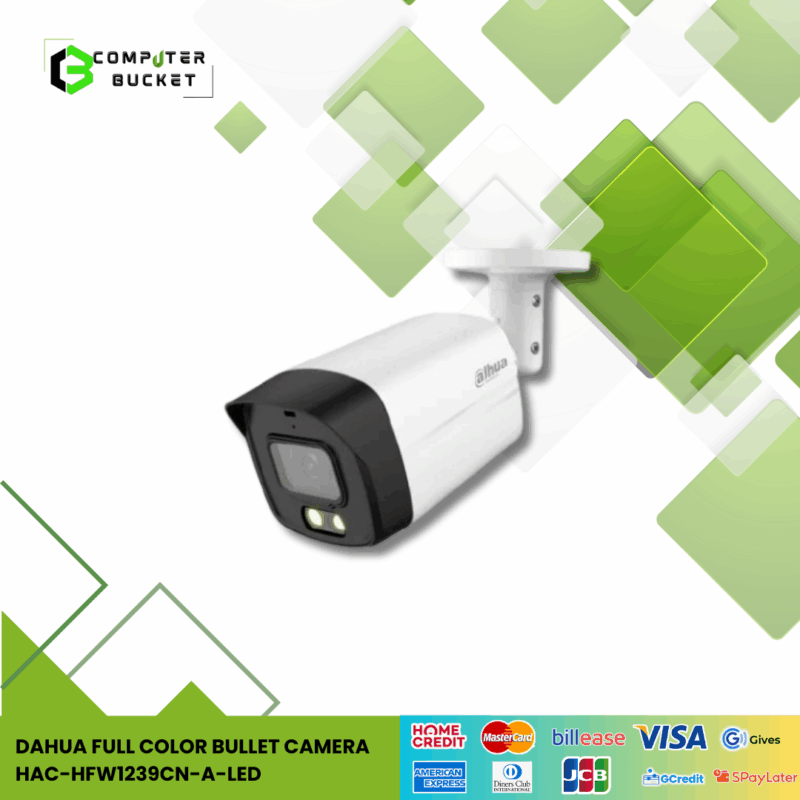 DAHUA FULL COLOR BULLET CAMERA HAC-HFW1239CN-A-LED