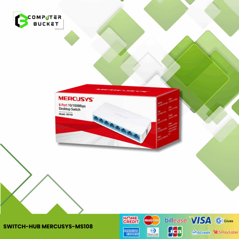 SWITCH-HUB MERCUSYS-MS108