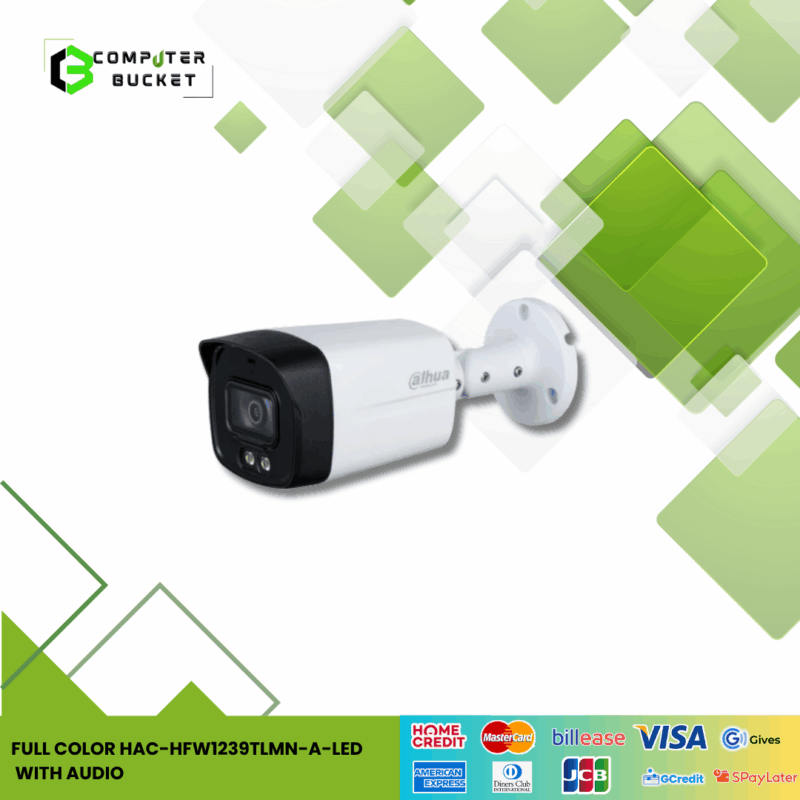 FULL COLOR HAC-HFW1239TLMN-A-LED WITH AUDIO