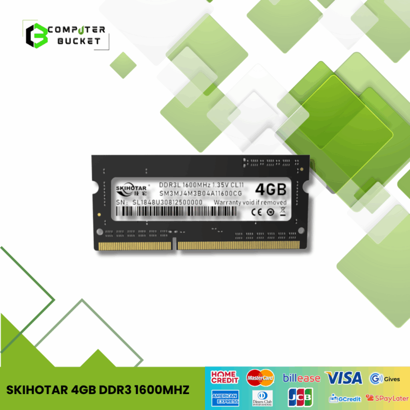 SKIHOTAR 4GB DDR3 1600MHZ