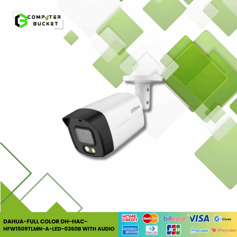 DAHUA-FULL COLOR DH-HAC-HFW1509TLMN-A-LED-0360B WITH AUDIO