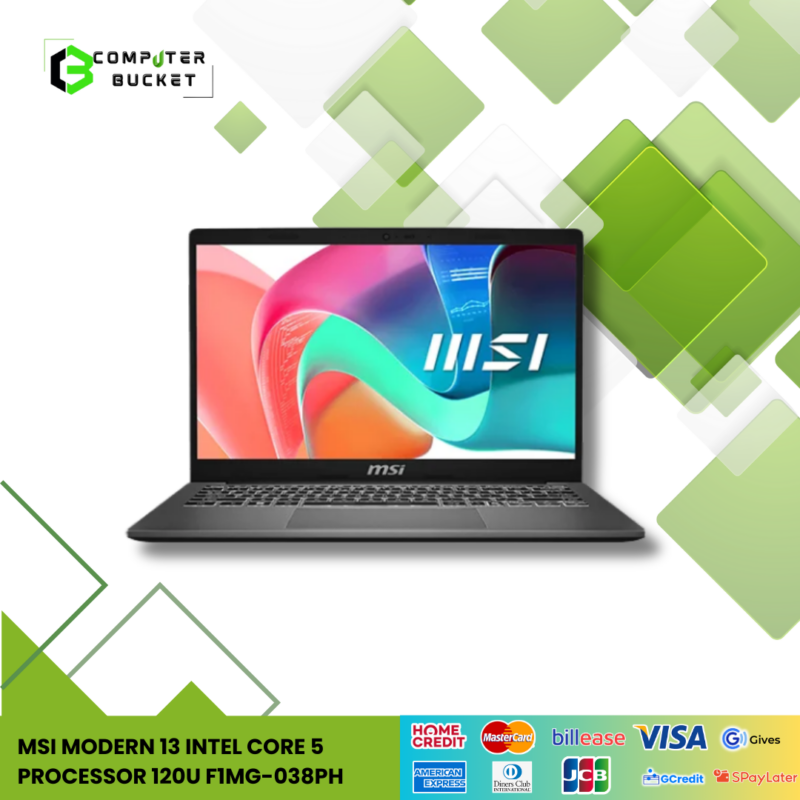 MSI MODERN 13 INTEL CORE 5 PROCESSOR 120U F1MG-038PH