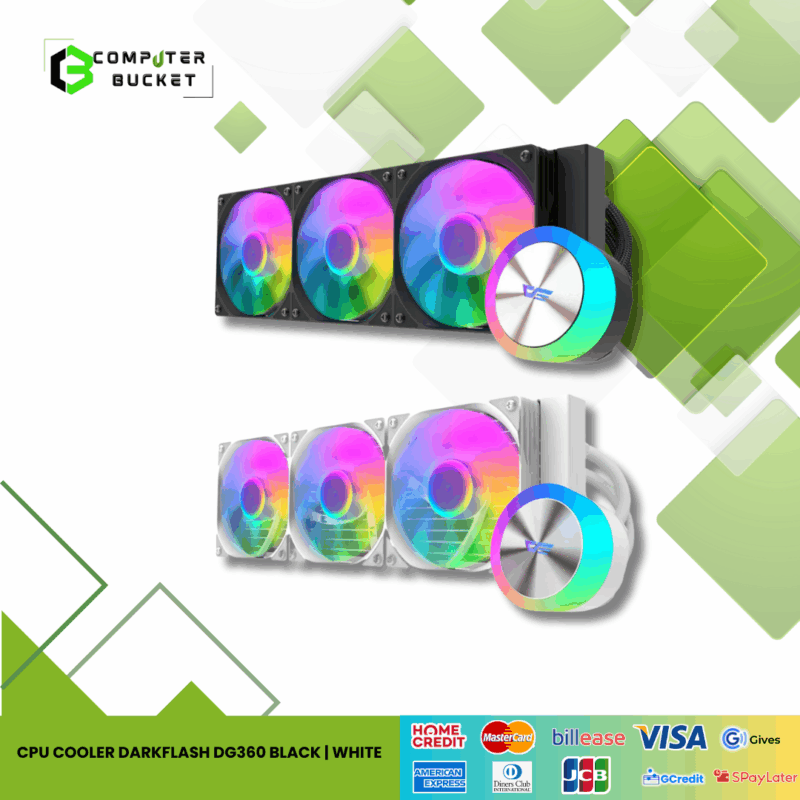 CPU COOLER DARKFLASH DG360 BLACK | WHITE