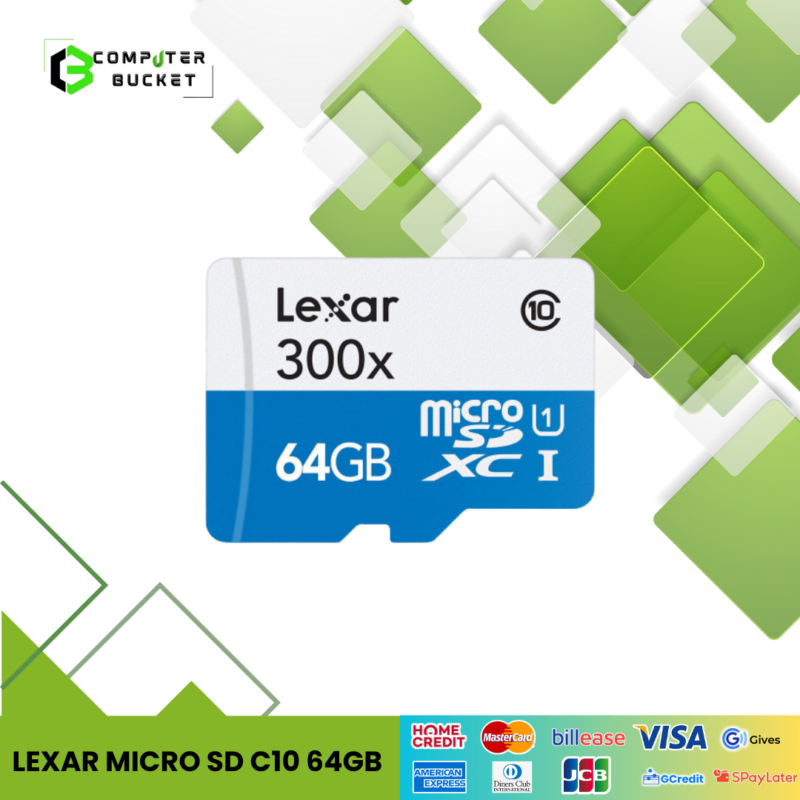 SD-CARD:LEXAR MICRO SD CARD C10 64GB