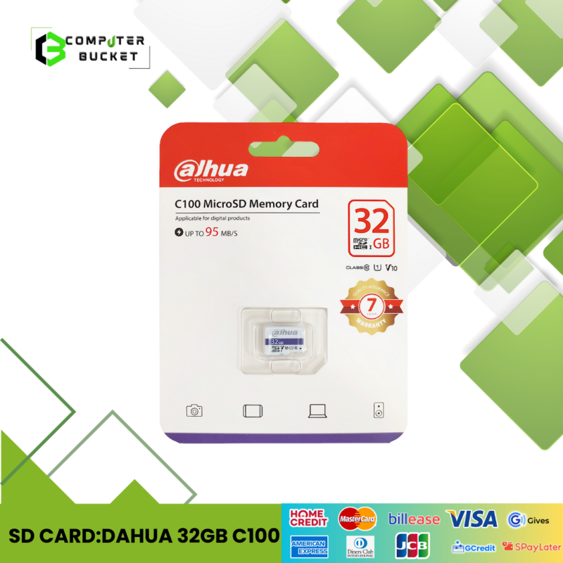 SD CARD:DAHUA 32GB C100