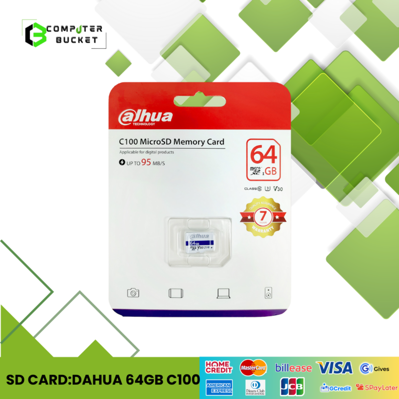 SD CARD:DAHUA 64GB C100