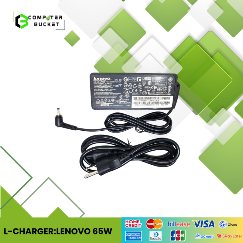 L-CHARGER:LENOVO 65W SIZE: 4.0*1.7