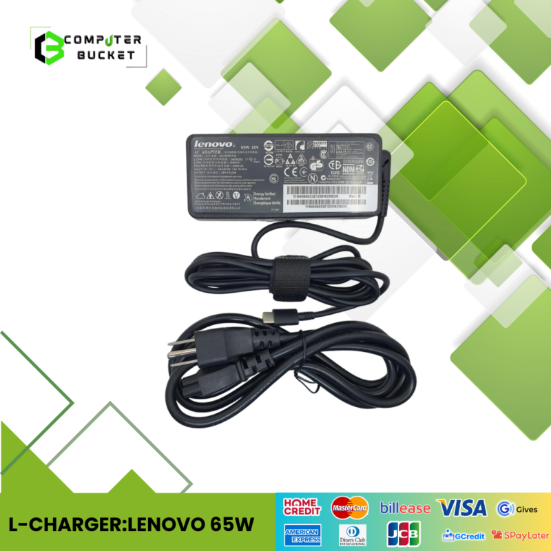 L-CHARGER:LENOVO 65WATTS TYPE C