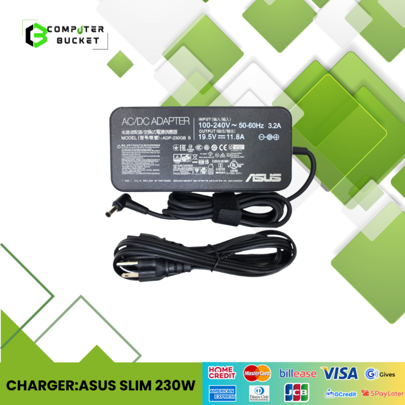 L-CHARGER:ASUS SLIM 230WATTS