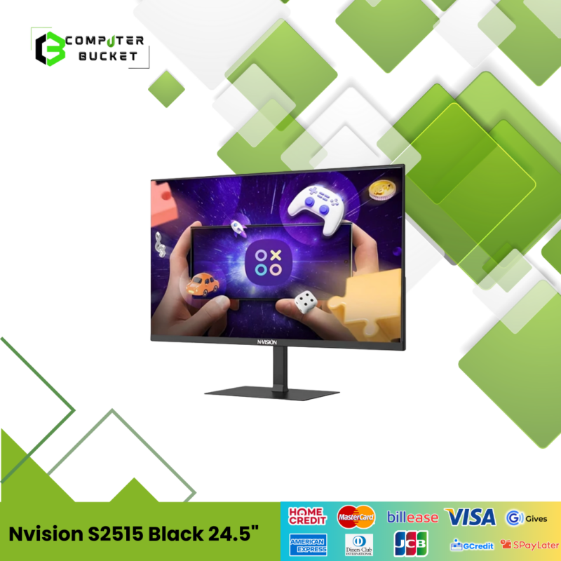 Nvision S2515- Black [24.5" FHD@100HZ Type C Monitor]