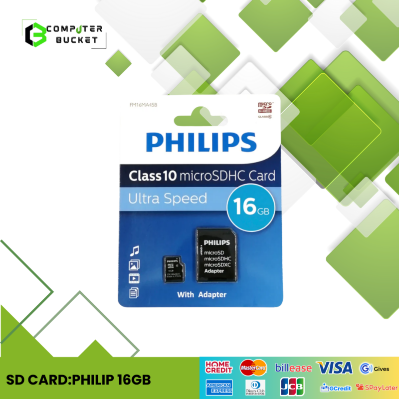SD CARD:PHILIP 16GB