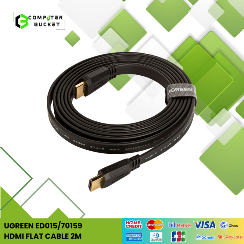 UGREEN ED015/70159 HDMI FLAT CABLE 2M