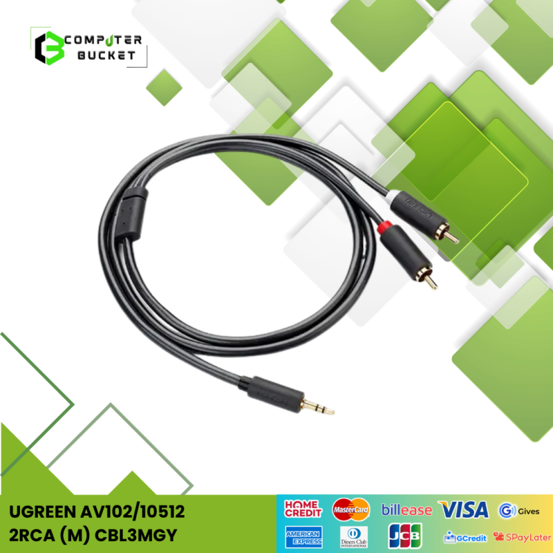 UGREEN AV102/10512 2RCA (M) CBL3MGY