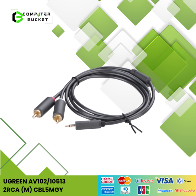 UGREEN AV102/10513 2RCA (M) CBL5MGY