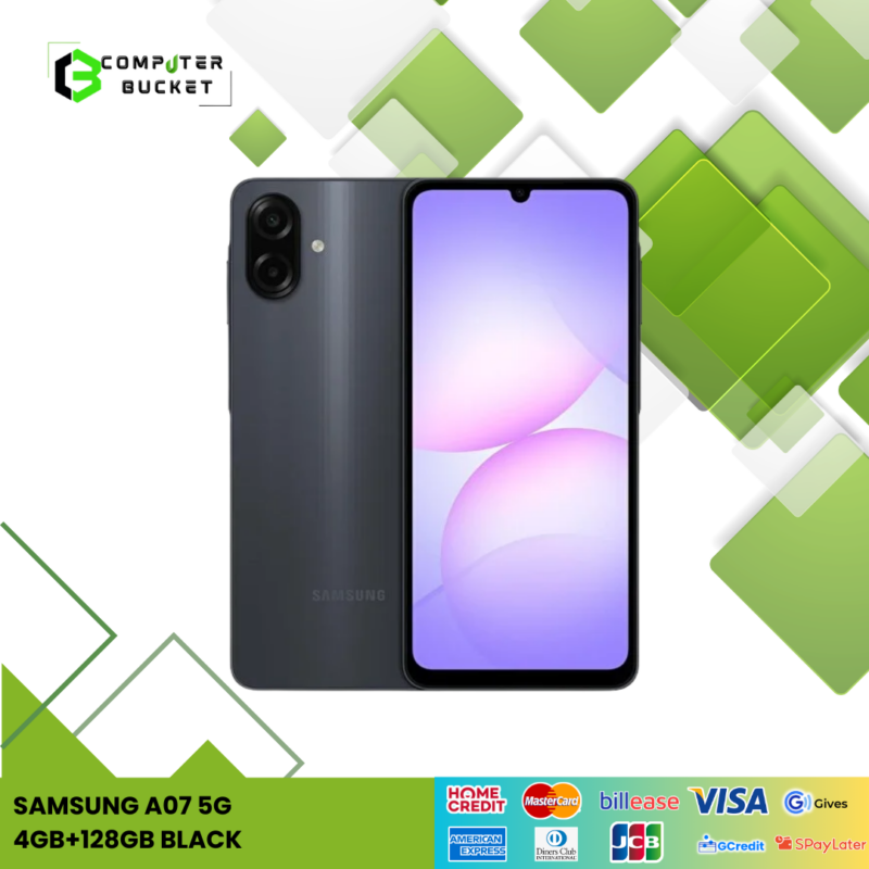 SAMSUNG A07 5G 4+128GB BLACK