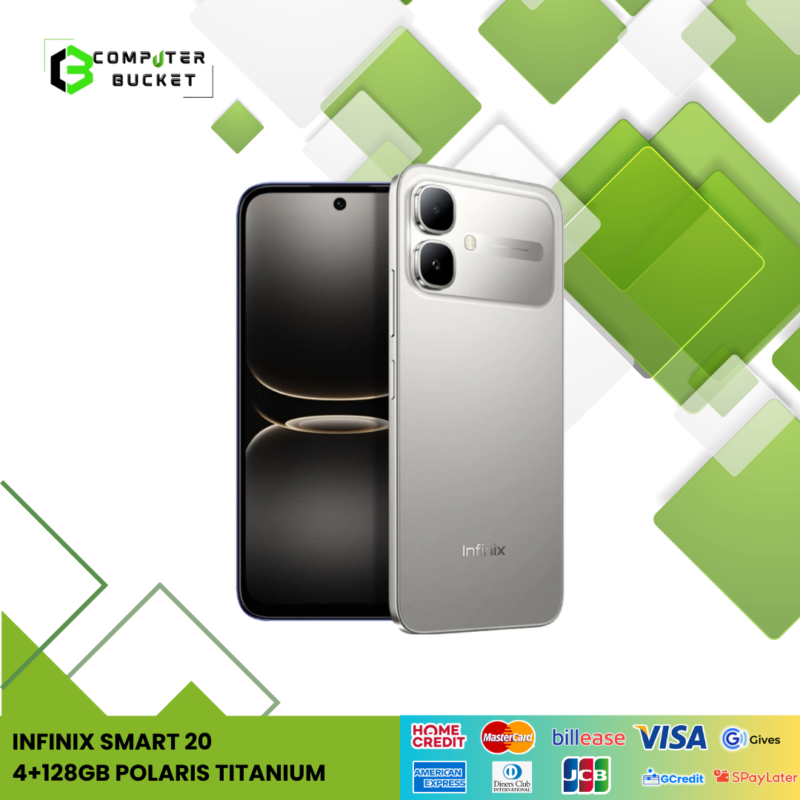 INFINIX SMART 20 4+128GB POLARIS TITANIUM