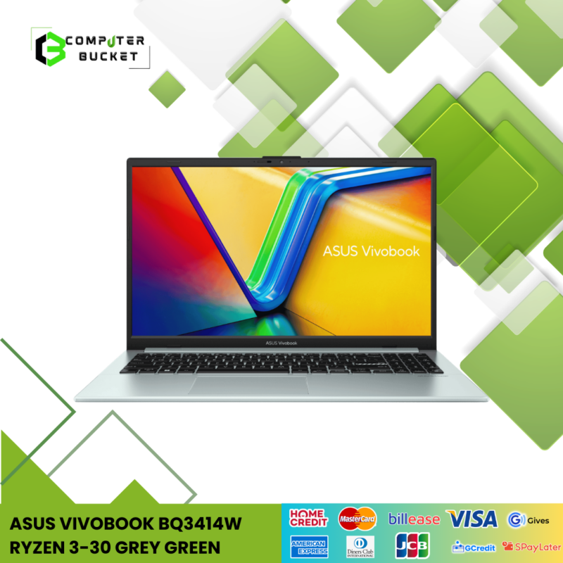 ASUS VIVOBOOK BQ3414W RYZEN 3-30 GREY GREEN