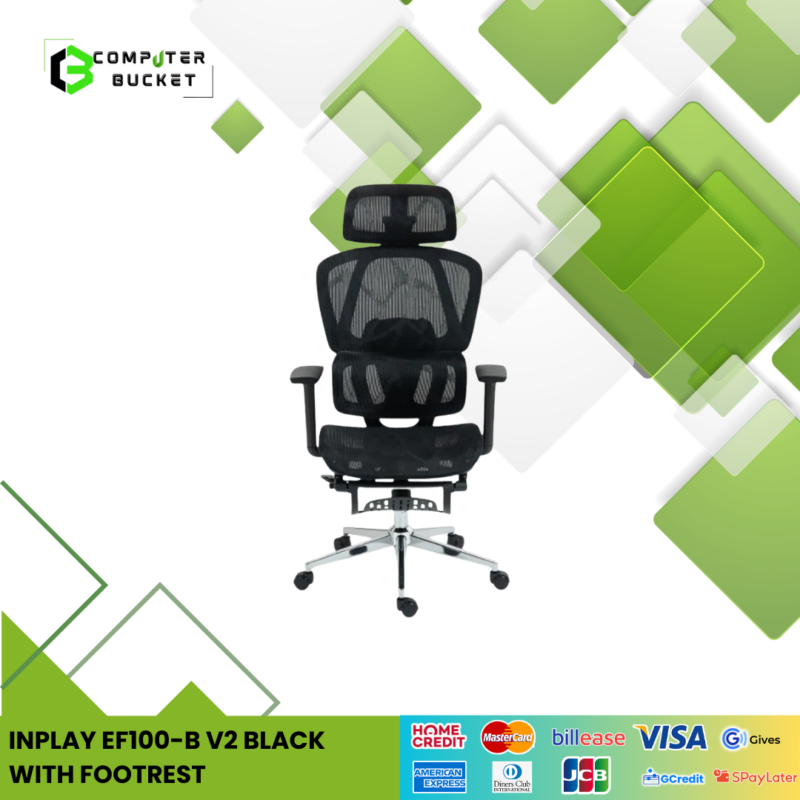 INPLAY EF100-B V2 BLACK WITH FOOTREST