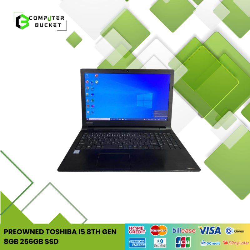 PREOWNED TOSHIBA I5 8TH GEN 8GB 256GB SSD