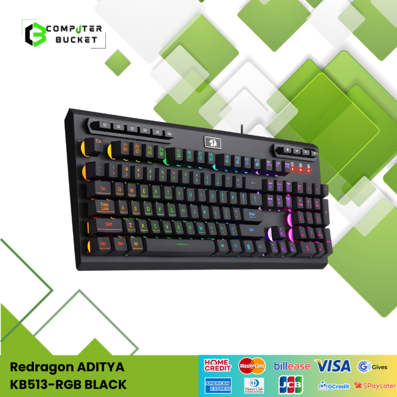Redragon ADITYA KB513-RGB BLACK