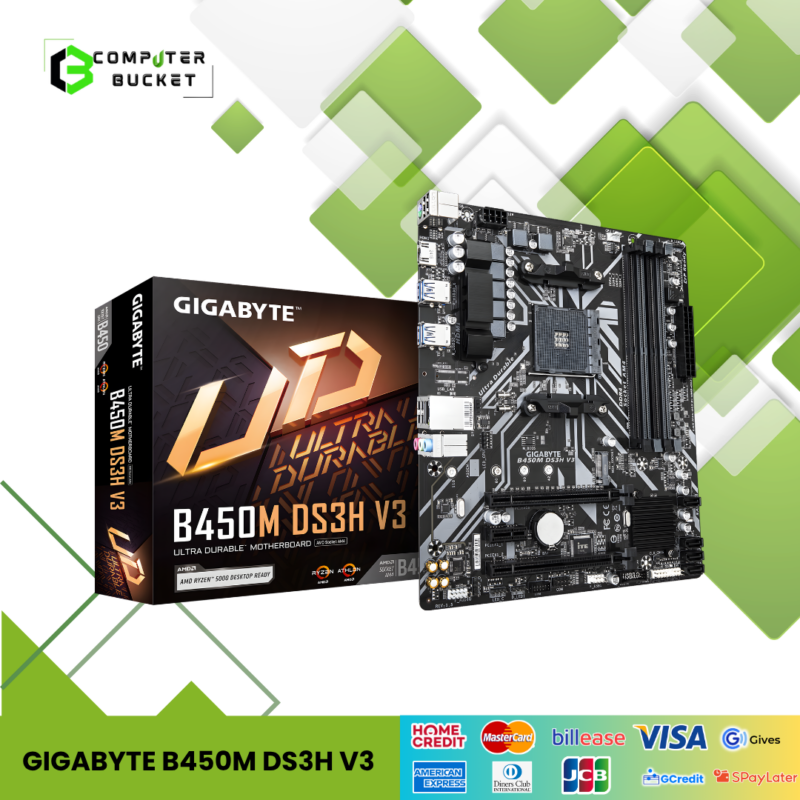 GIGABYTE B450M DS3H V3