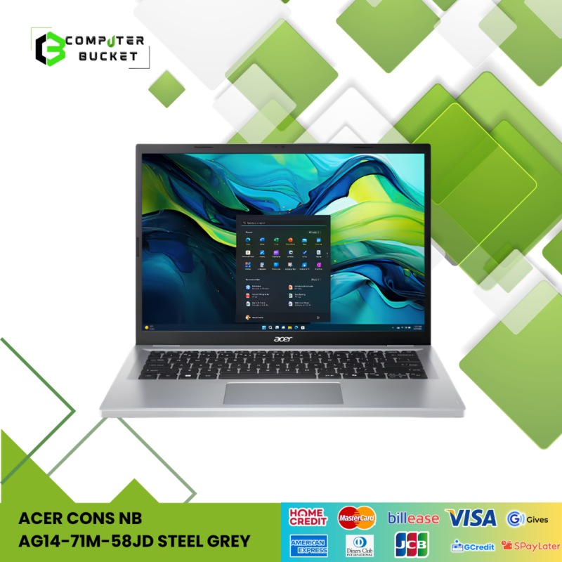 ACER CONS NB AG14-71M-58JD STEEL GREY