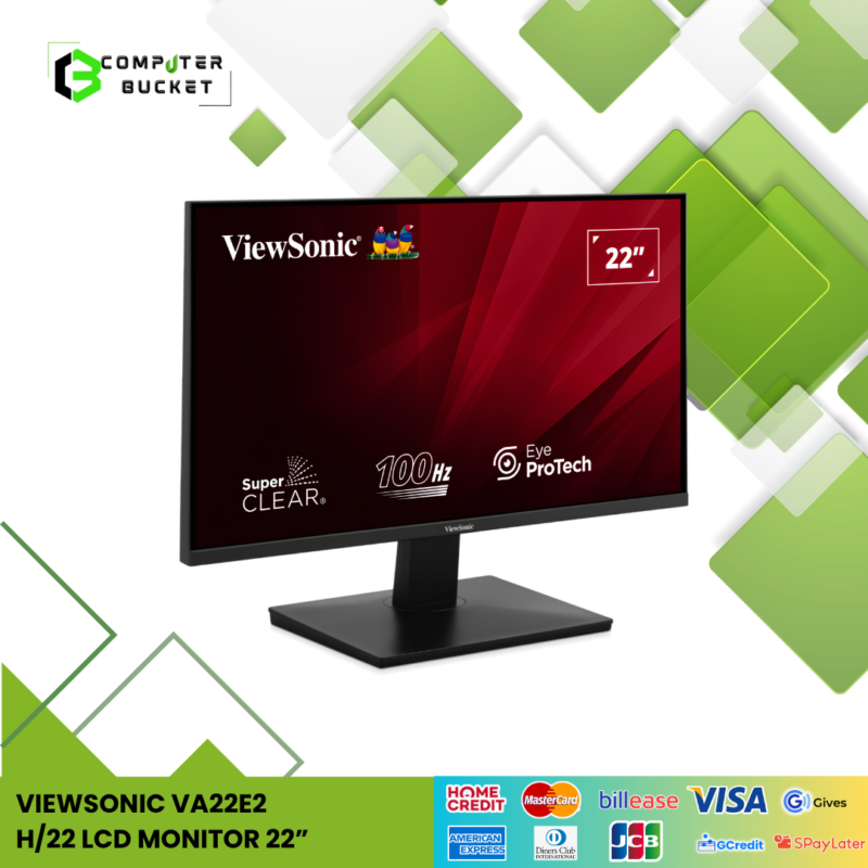 VIEWSONIC VA22E2 H/22 LCD MONITOR 22”