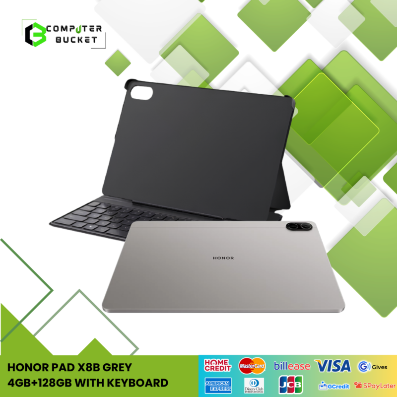 HONOR PAD X8B GREY 4+128GB WITH KEYBOARD