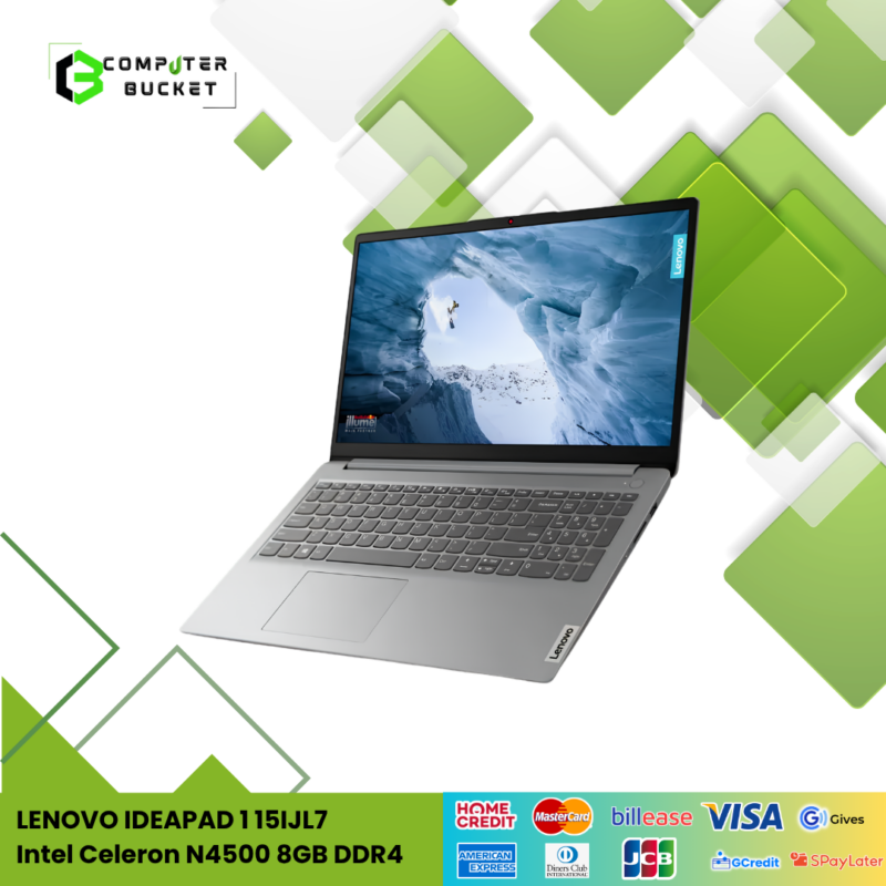 LENOVO IDEAPAD 1 15IJL7 Intel Celeron N4500,8GB DDR4, 512GB PCIe NVMe SSD