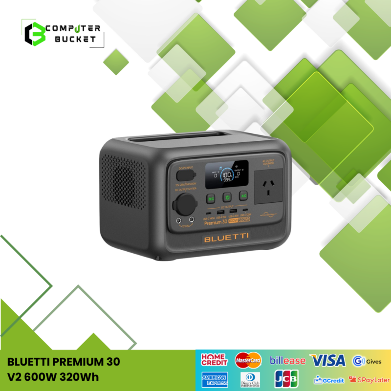 BLUETTI PREMIUM 30 V2 600W 320Wh