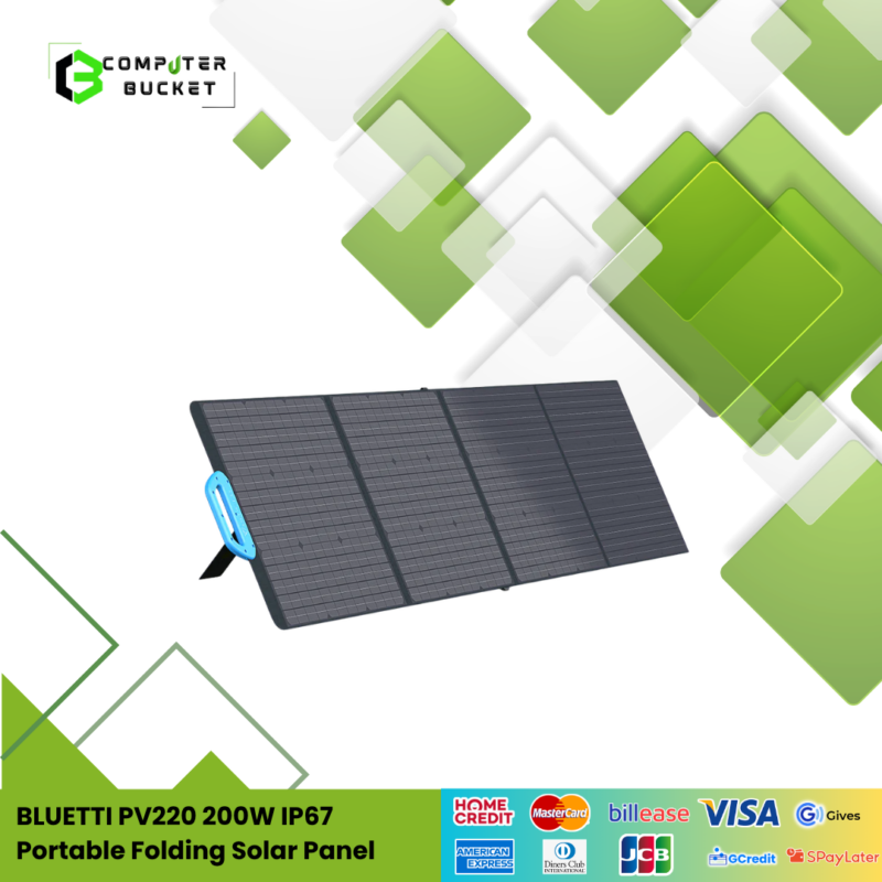 BLUETTI PV220 200W IP67 Portable Folding Solar Panel