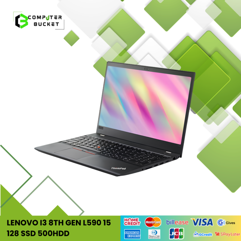 PREOWNED LENOVO I3 8TH GEN L590 15 128 SSD 500HDD