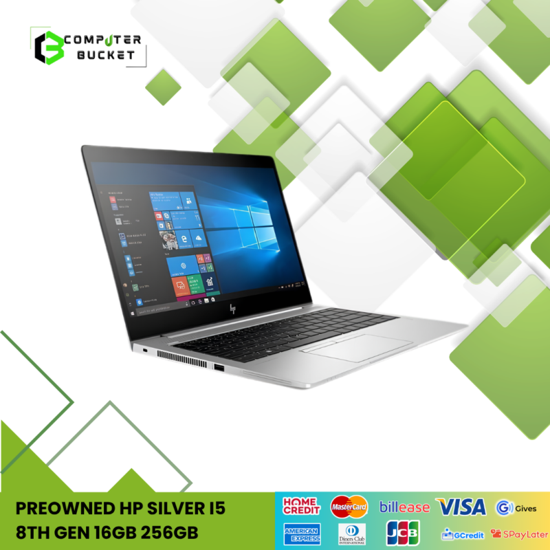 PREOWNED HP SILVER I5 8TH GEN 16GB 256GB
