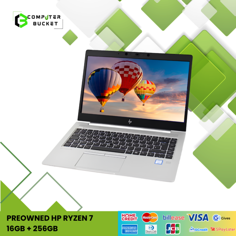 PREOWNED HP RYZEN 7 16GB + 256GB
