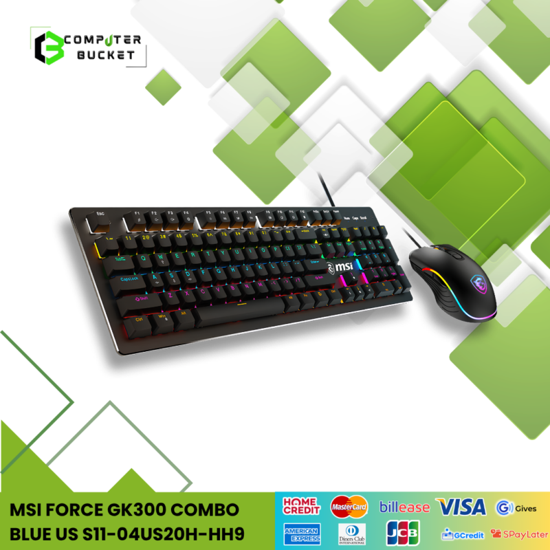 MSI FORCE GK300 COMBO BLUE US S11-04US20H-HH9
