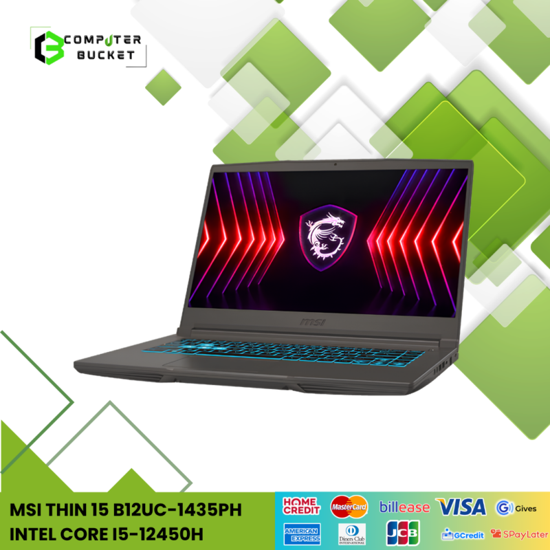 MSI THIN 15 B12UC-1435PH INTEL CORE I5-12450H